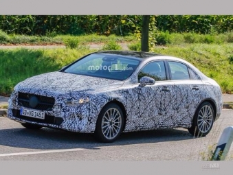 尾部十分小巧 全新奔驰A级三厢版谍照曝光